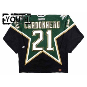 Kinder Eishockey Dallas Stars Trikot GUY CARBONNEAU 12 CCM Throwback Authentic